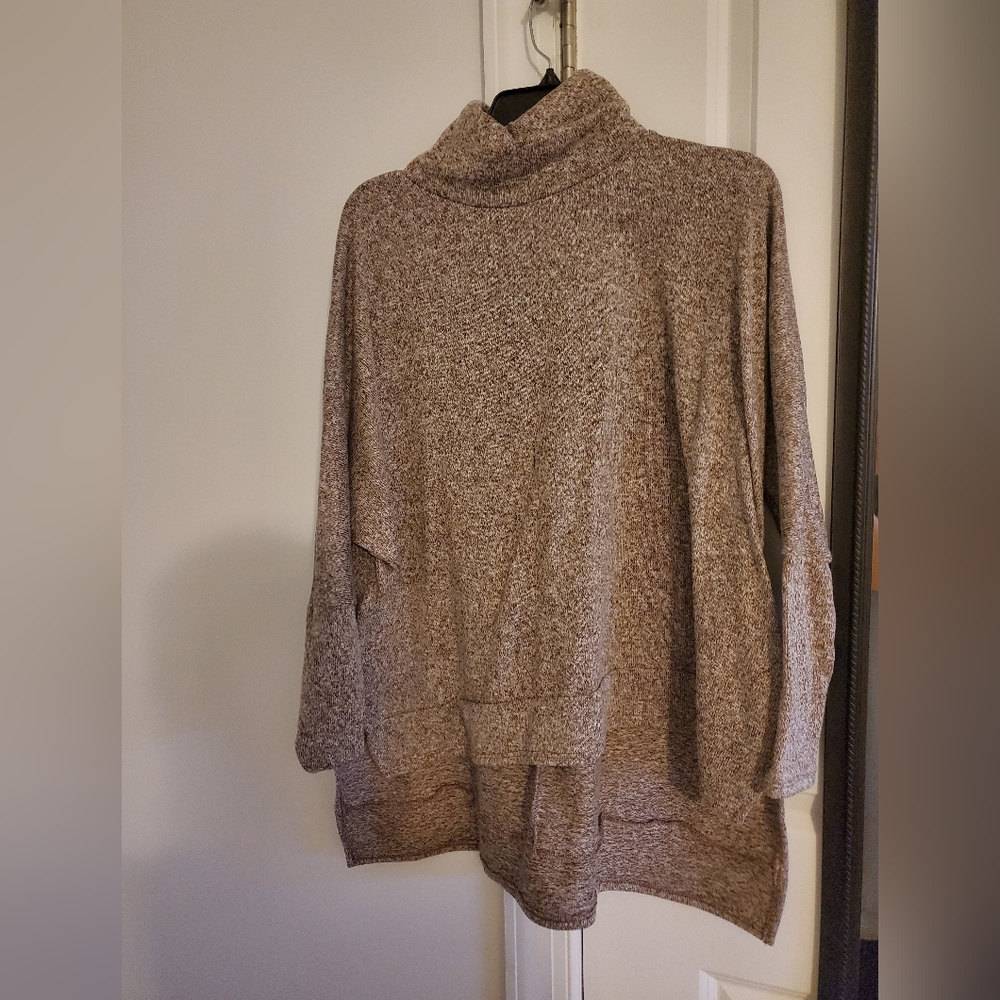 Zenana oversized turtleneck sweatshirt